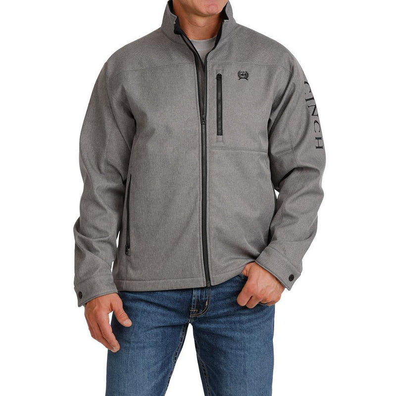 Men's Grey Concealed Carry Bonded Jacket