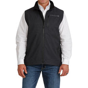 Men's Black Bonded Vest