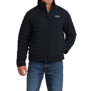 Men's Black Quilted Jacket