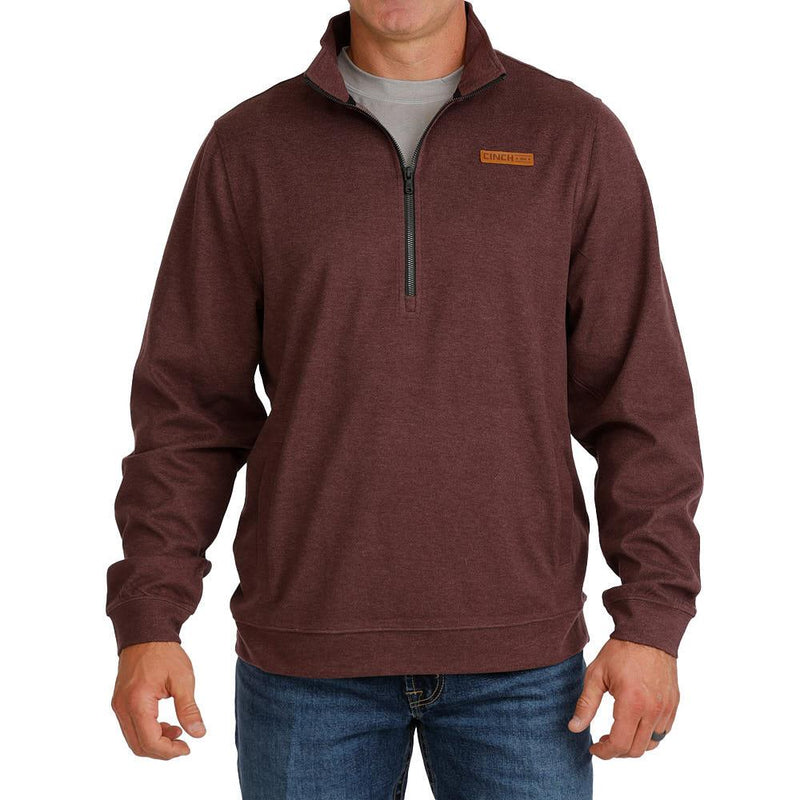Men's Purple 1/2 Zip Pullover