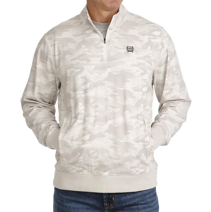 Men's Grey Camo Pullover