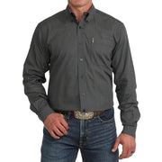 Men's Navy Print Modern Fit Shirt