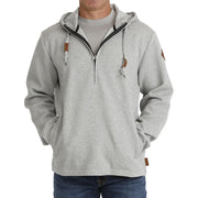 Men's Grey Pullover Hoodie