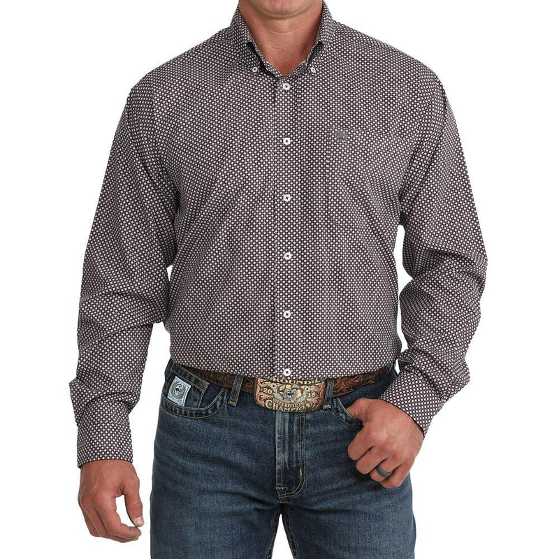 Men's Purple Print ArenaFlex Shirt