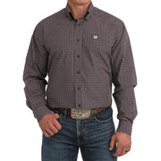 Men's Purple Plaid Shirt