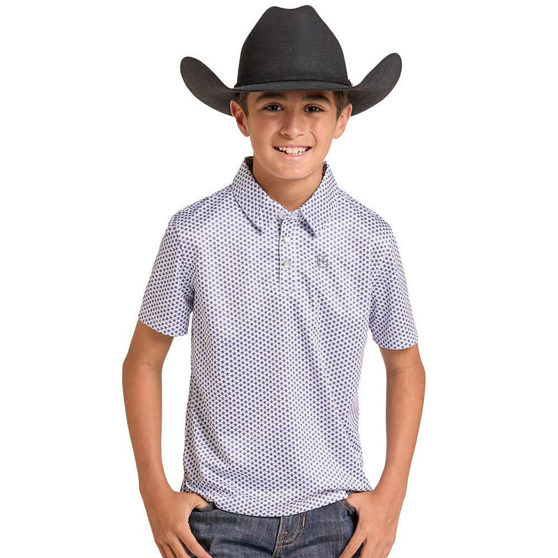 Boy's Blue Lonestar Polo