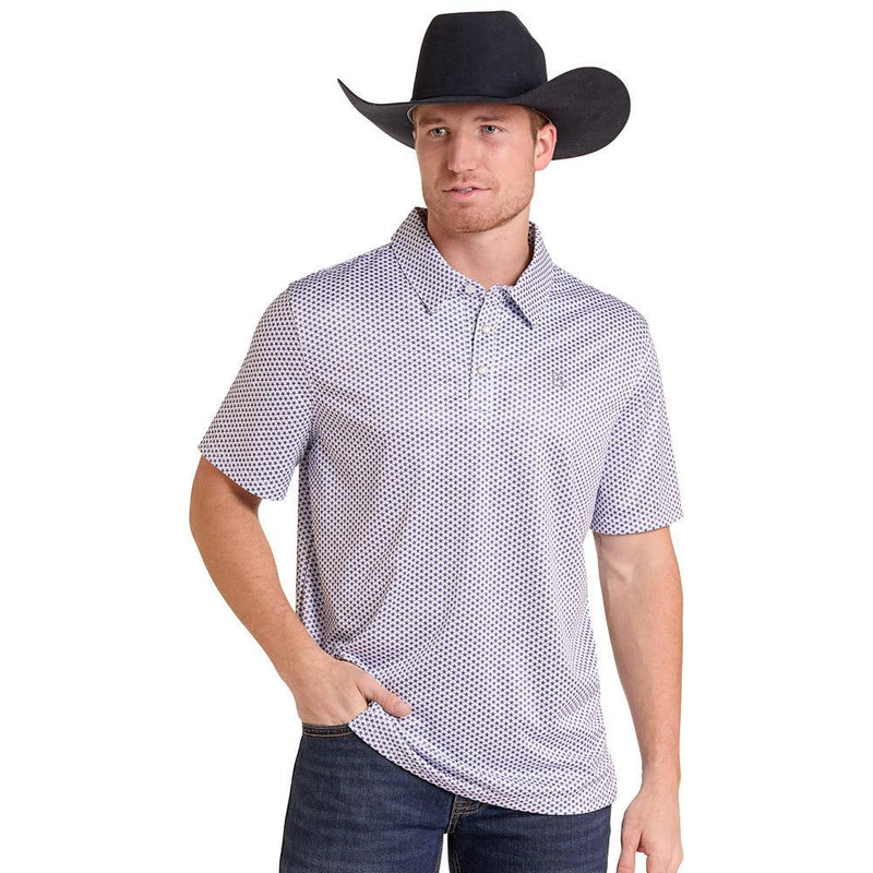 Men's Blue Lonestar Polo