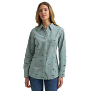Women's Green Horse Shirt