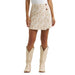Women's Boot Print Jacquard Skirt