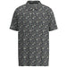 Men's Charcoal All Over Print Drive Polo