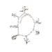 Burnished Concho Charm Bracelet