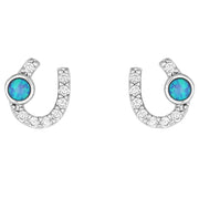 Lightfoot Horseshoe Earrings