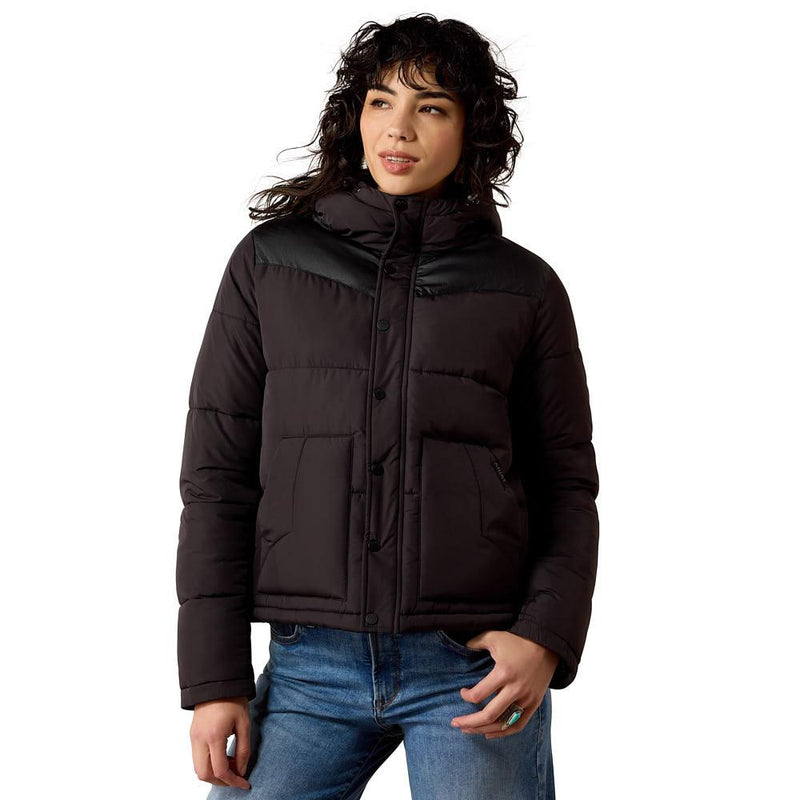 Women's Black Frontier Puffer Jacket