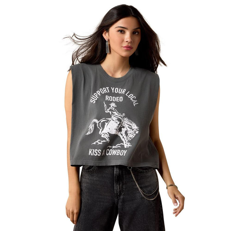 Women's Kiss A Cowboy Tee Shirt