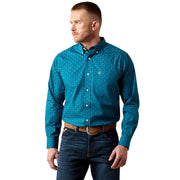 Men's Wrinkle Free Corsair Geo Print Baptiste Shirt