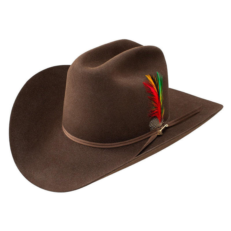 30X Rancher Chocolate 4in Brim Precreased Felt Hat