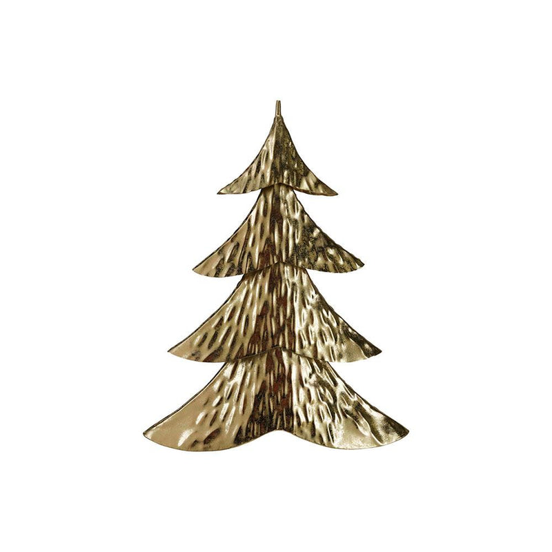 Hammered Gold Finish Large Metal Tree