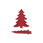 Christmas Red Tree Plate