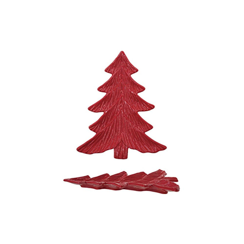 Christmas Red Tree Plate