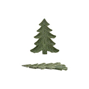 Green Christmas Tree Plate