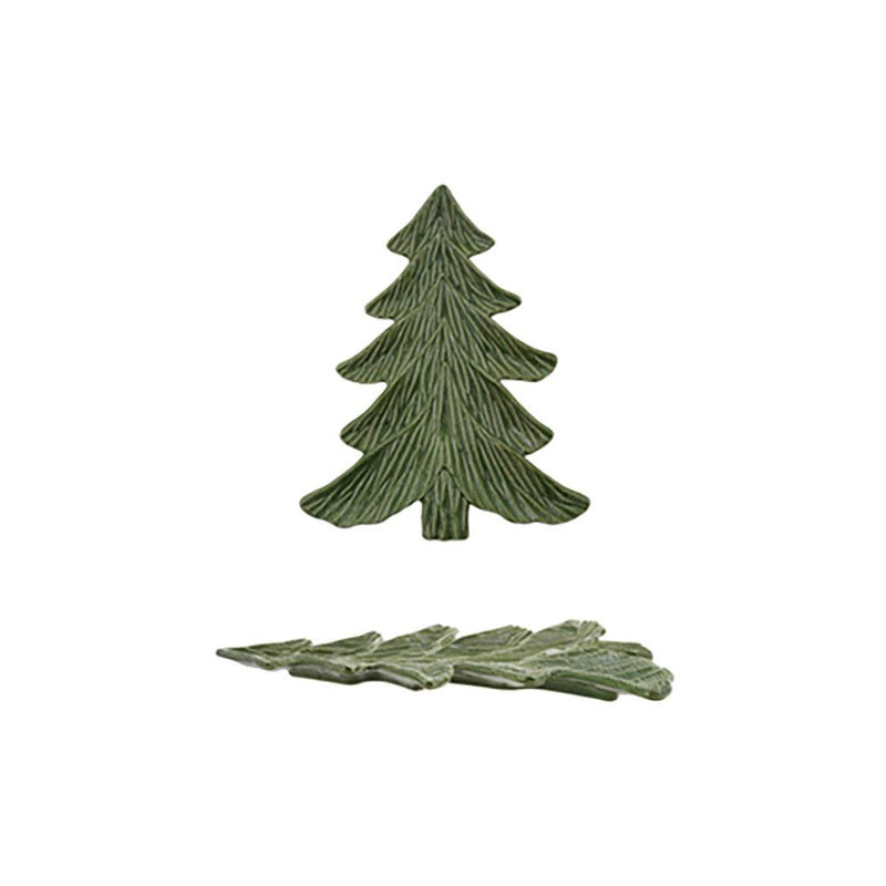 Green Christmas Tree Plate