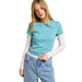 Women's Jade Fitted Short Tee Shirt