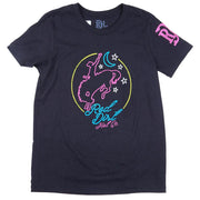 Boy's Black Neon Moon Tee Shirt