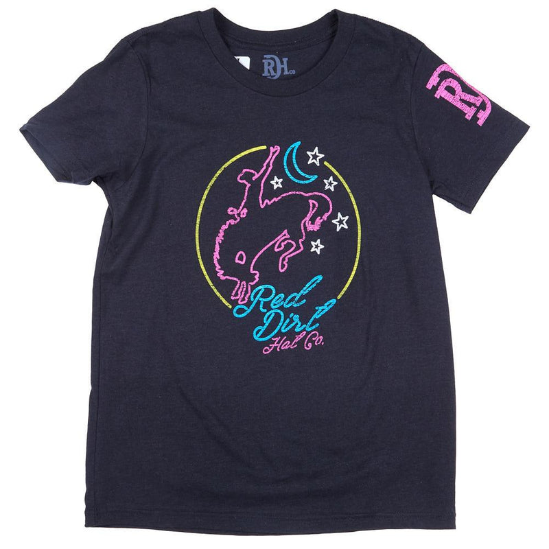 Boy's Black Neon Moon Tee Shirt