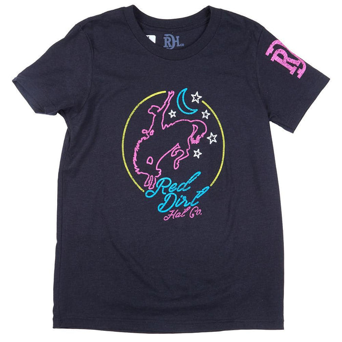 Boy's Black Neon Moon Tee Shirt