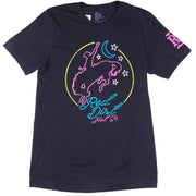 Men's Heather Black Neon Moon Tee Shirt