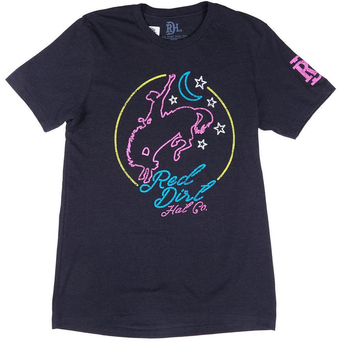 Men's Heather Black Neon Moon Tee Shirt