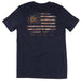 Men's Heather Black Old Glory Tee Shirt