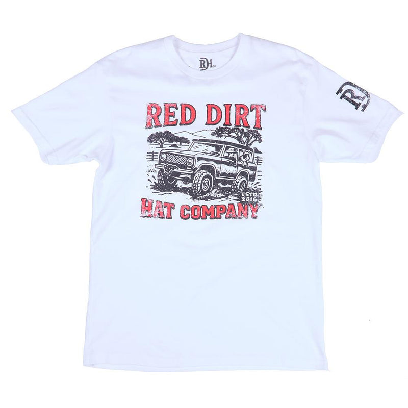 Men's White Mud Slinger Tee Shirt