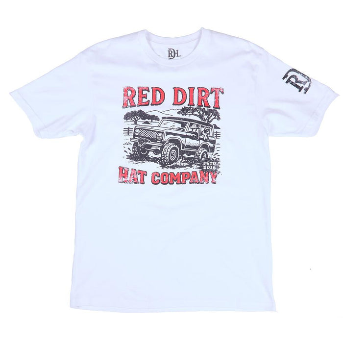 Men's White Mud Slinger Tee Shirt