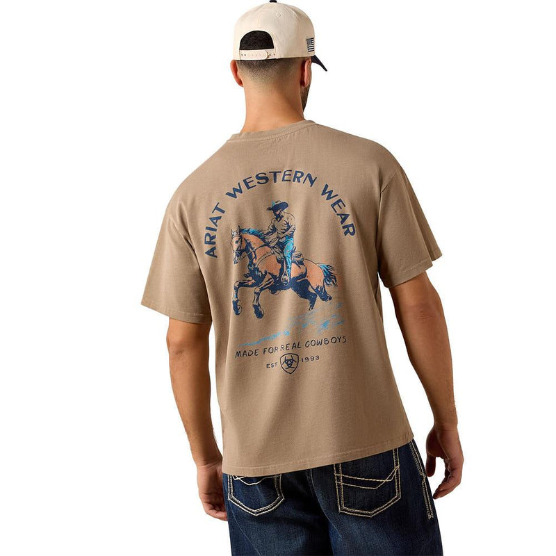 Men's Desert Taupe Real Cowboy Tee Shirt