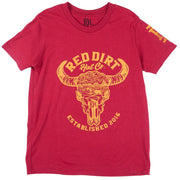Boy's Heather Cardinal Bone Dry Tee Shirt