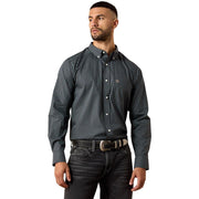Men's Wrinkle Free Phantom Paisley Barnaby Shirt