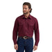 Men's Burgundy Dress Shirt