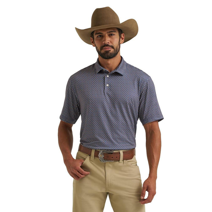 Men's ATG Blue Depths Geo Performance Polo