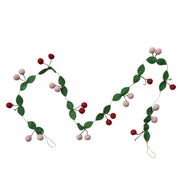 Wool Felt Cherry Garland