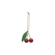 Cherry Paper Mache Ornament