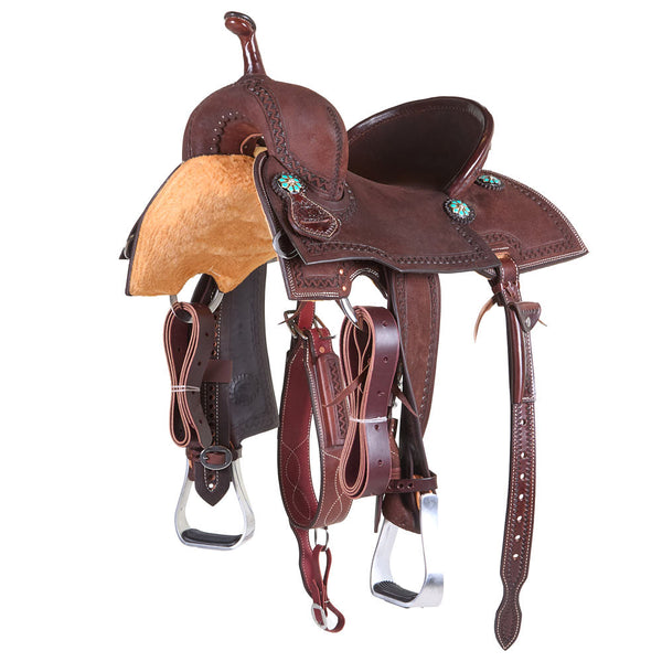 Nrs Competitors Chocolate Betty Barrel Saddle — NRS