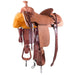 Relentless 1/4 Tooled Rough-Out Team Roping Saddle