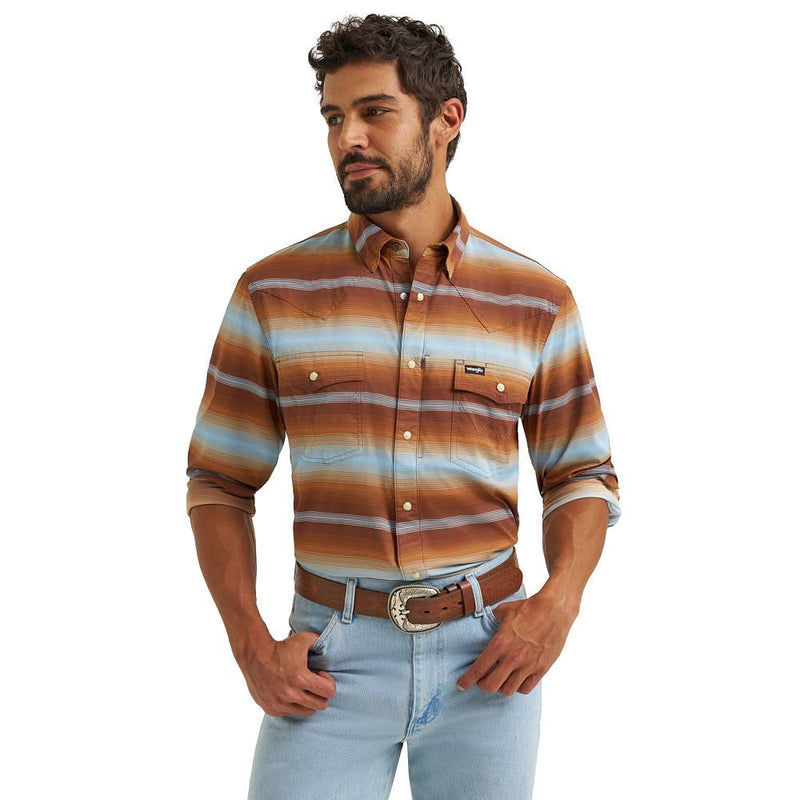Men's ATG Vintage Sepia Stripe Shirt