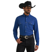 Men's ATG Navy Peony Technical Long Sleeve Shirt