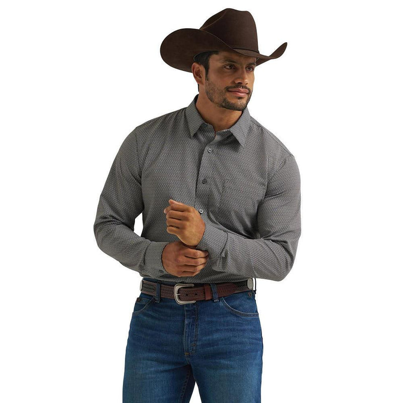 Men's Cody Johnson Black Performance Long Sleeve Shirt