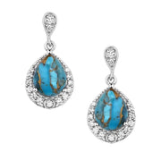 Blue Rivers Turquoise Earrings