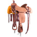 Relentless 1/4 Tooled Rough-Out Calf Roper