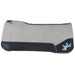 1in Gray Kush Saddle Pad with Royal Blue Crown