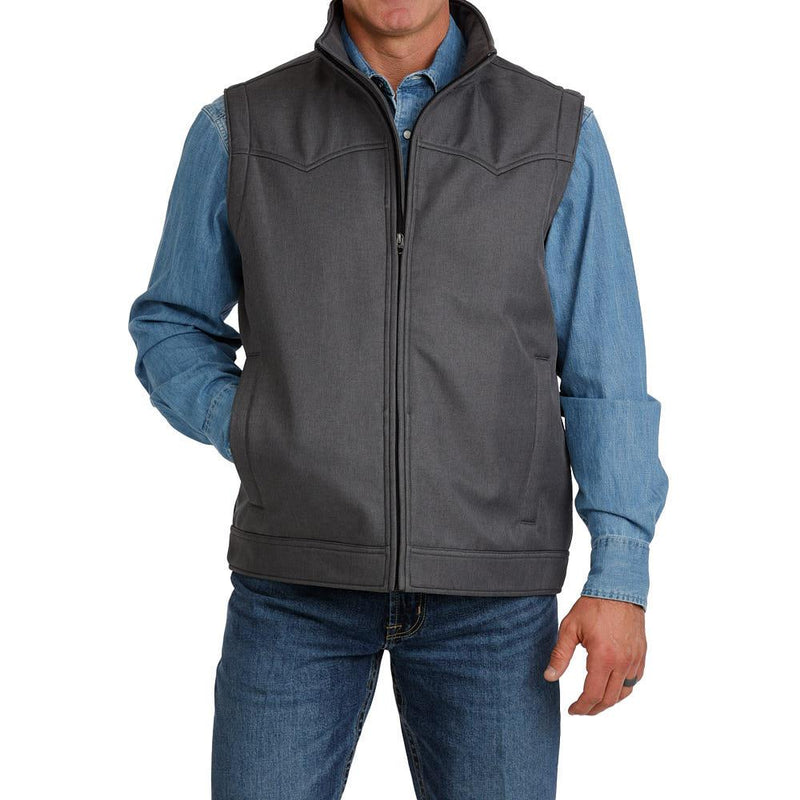 Men's Charcoal Concealed Carry Bonded Vest